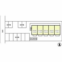 ヴィライン若宮 205 ｜ 愛知県豊橋市下地町字若宮（賃貸アパート1LDK・2階・33.39㎡） その5