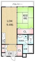 さくらマンション 310 ｜ 佐賀県唐津市西唐津１丁目（賃貸マンション1LDK・3階・39.74㎡） その2