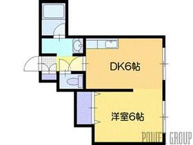 ホープハウス  ｜ 北海道江別市文京台（賃貸アパート1DK・1階・26.73㎡） その2