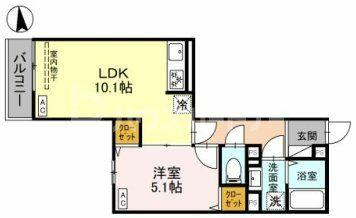 同じ建物の物件間取り写真 - ID:213104164510