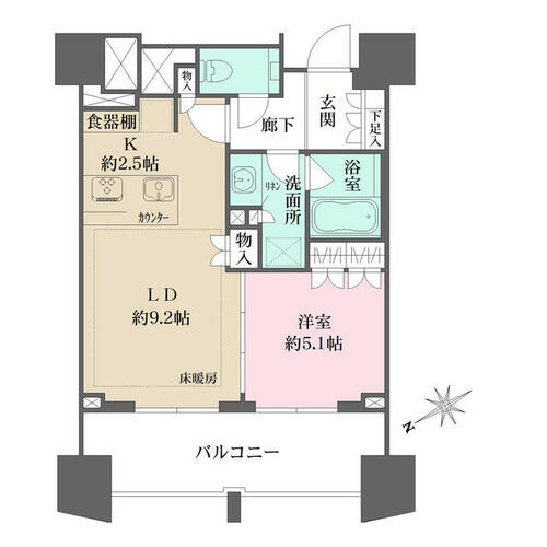 同じ建物の物件間取り写真 - ID:213098464534