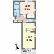 Ｋ＆Ｙ 203 ｜ 福島県二本松市表２丁目（賃貸アパート1LDK・2階・43.00㎡） その2