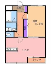 レジデンスＡＬＴＡⅡ 202 ｜ 栃木県宇都宮市平松本町（賃貸マンション1LDK・2階・54.72㎡） その2