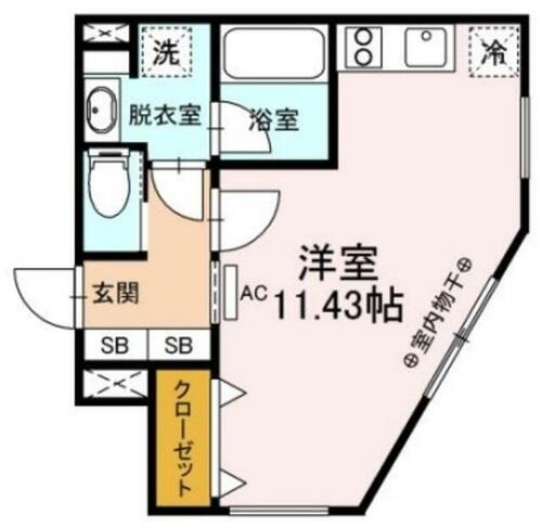 同じ建物の物件間取り写真 - ID:213098301505