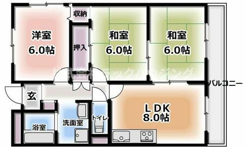 同じ建物の物件間取り写真 - ID:227082648860