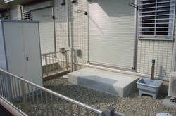 画像14:物置・水道付き専用庭