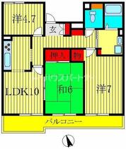 ベルハイム北柏台 307 ｜ 千葉県柏市北柏台（賃貸マンション3LDK・3階・72.57㎡） その2