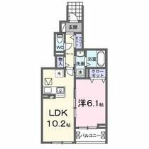 エバー・ピークスⅠ 103 ｜ 愛知県豊川市西豊町３丁目（賃貸アパート1LDK・1階・41.53㎡） その2