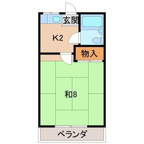 レモンハウス｜和歌山県橋本市岸上(賃貸アパート1K・2階・22.60㎡)の写真 その2