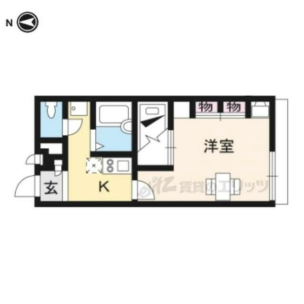 レオパレス法隆寺 106｜奈良県生駒郡斑鳩町法隆寺西３丁目(賃貸アパート1K・1階・23.18㎡)の写真 その2