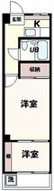 ジブリィ三鷹 202 ｜ 東京都三鷹市新川２丁目（賃貸マンション2K・2階・24.14㎡） その2