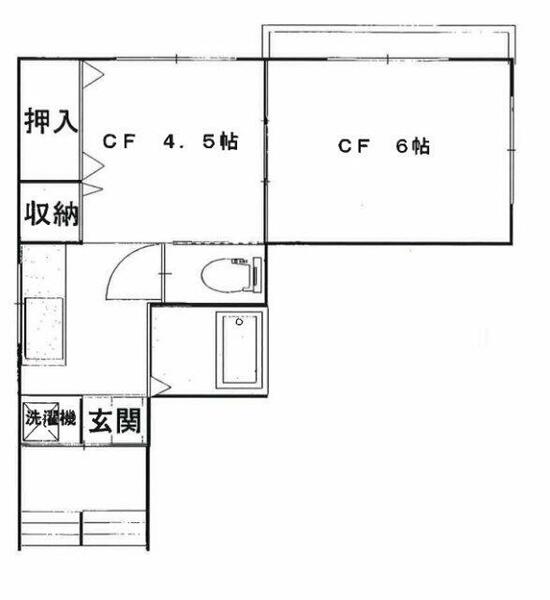 東京都品川区二葉３丁目(賃貸マンション2K・3階・30.00㎡)の写真 その2