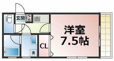 ＭＳコート｜大阪府大阪市東成区神路１丁目(賃貸マンション1K・3階・26.00㎡)の写真 その2