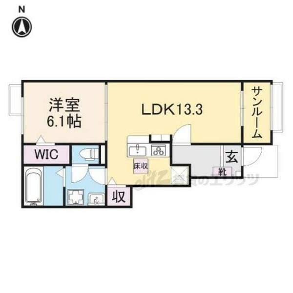 リヴ・シン・シックス 103｜奈良県御所市大字東松本(賃貸アパート1LDK・1階・50.01㎡)の写真 その2