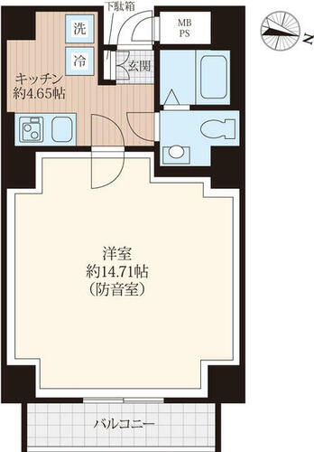 同じ建物の物件間取り写真 - ID:213104147331