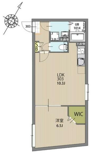 エルファーロ大塚 303｜東京都豊島区北大塚３丁目(賃貸マンション1LDK・3階・37.54㎡)の写真 その2