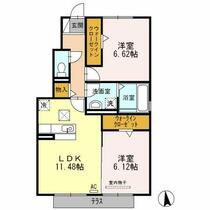 静岡県富士市伝法（賃貸アパート2LDK・1階・59.43㎡） その2