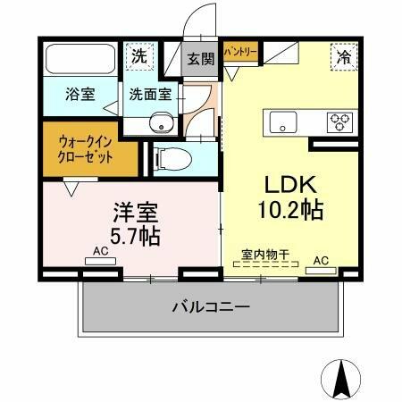 同じ建物の物件間取り写真 - ID:223032402514