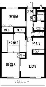 同じ建物の物件間取り写真 - ID:223032252921