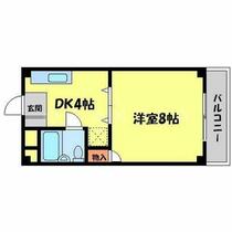 ハイツ山小屋  ｜ 大阪府吹田市山田東４丁目（賃貸マンション1DK・3階・23.28㎡） その2