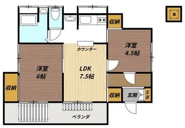 間取り：212057360946