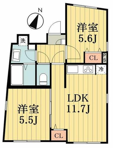 同じ建物の物件間取り写真 - ID:213107643005