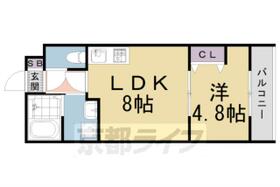 Ａ－ｍｏｎ西院ＭＡＮＪＵＪＩ 205 ｜ 京都府京都市右京区西院西寿町（賃貸マンション1LDK・2階・30.60㎡） その2