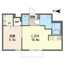 シャーメゾンイースト浦和 00102 ｜ 埼玉県さいたま市緑区東浦和２丁目（賃貸アパート1LDK・1階・40.84㎡） その2