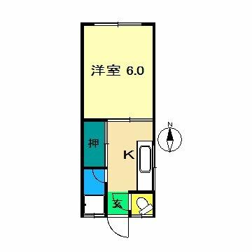 ジェミナス B202｜高知県高知市宝永町(賃貸アパート1K・2階・18.73㎡)の写真 その2