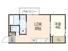 Ｃｌｅ　ｄｕ　Ｂｏｎｈｅｕｒ  ｜ 広島県廿日市市地御前３丁目（賃貸アパート1LDK・1階・31.85㎡） その2