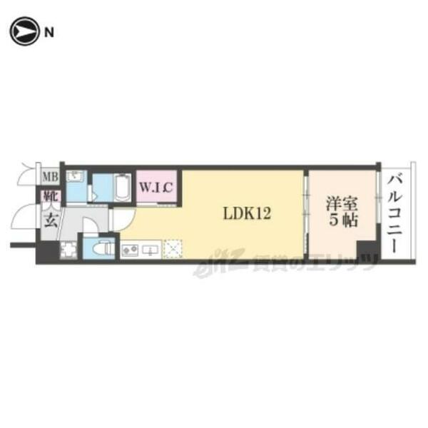 京都府京都市南区八条源町(賃貸マンション1LDK・2階・39.55㎡)の写真 その2