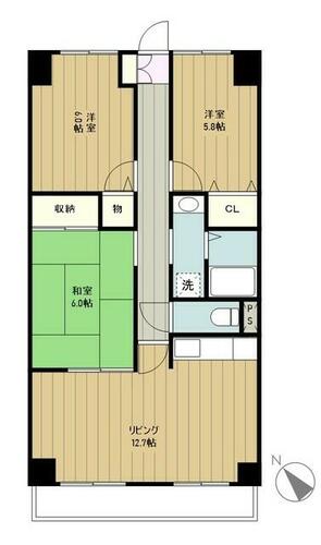 同じ建物の物件間取り写真 - ID:214055592345