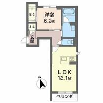 シャーメゾンＤＡＩ　　ＢＥＬＳ認証 A0101 ｜ 山口県防府市車塚町（賃貸マンション1LDK・1階・50.58㎡） その2