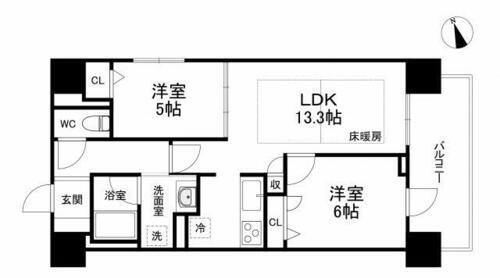 同じ建物の物件間取り写真 - ID:227082647129