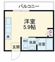 神奈川県横浜市金沢区六浦２丁目（賃貸アパート1R・2階・15.96㎡） その2