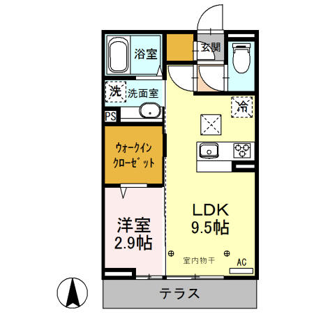 同じ建物の物件間取り写真 - ID:220002889004