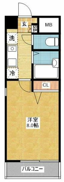 マ・メゾン白金｜愛知県名古屋市昭和区白金２丁目(賃貸マンション1K・2階・24.00㎡)の写真 その2