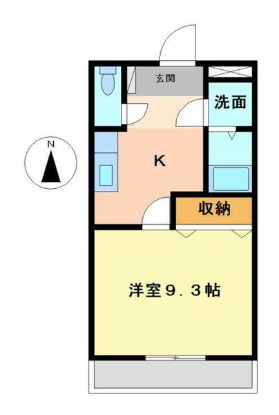 ユースハイム 101｜三重県津市末広町(賃貸アパート1K・2階・29.70㎡)の写真 その2