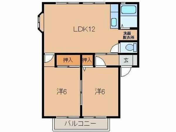 グリーンフル山本Ⅰ｜和歌山県橋本市賢堂(賃貸アパート2LDK・2階・52.84㎡)の写真 その2