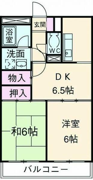 千葉県船橋市西船４丁目(賃貸マンション2DK・10階・48.60㎡)の写真 その2