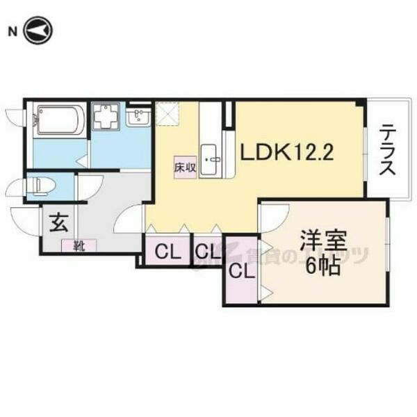 プチ　シャトーＣ 103｜奈良県大和高田市日之出東本町(賃貸アパート1LDK・1階・45.72㎡)の写真 その2