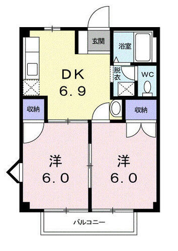 同じ建物の物件間取り写真 - ID:207001157285