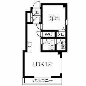 ＣＥＮＴＲＡＬ　ＴＩＭＥ 303｜岐阜県岐阜市島栄町２丁目(賃貸アパート1LDK・3階・38.20㎡)の写真 その2