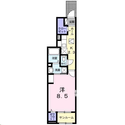 同じ建物の物件間取り写真 - ID:245003143938