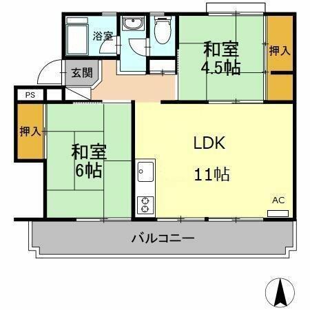 同じ建物の物件間取り写真 - ID:223032357133