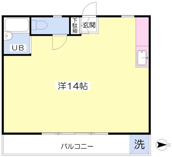 ウプサラレジデンス 302｜熊本県熊本市西区野中２丁目(賃貸アパート1R・2階・29.16㎡)の写真 その2