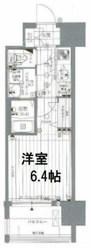 レジュールアッシュ大阪城北の間取り