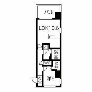 シーズンフラッツ蔵前春日通り｜東京都墨田区本所１丁目(賃貸マンション1LDK・7階・40.12㎡)の写真 その2