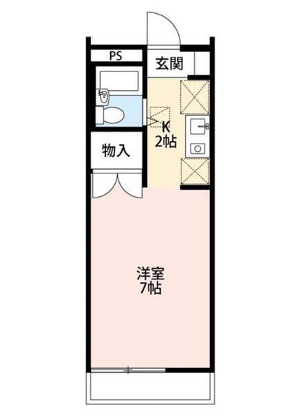 メゾンボヌール菊名Ｄ棟 103｜神奈川県横浜市港北区篠原町(賃貸アパート1K・1階・20.58㎡)の写真 その2