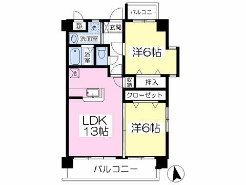 同じ建物の物件間取り写真 - ID:240027897850